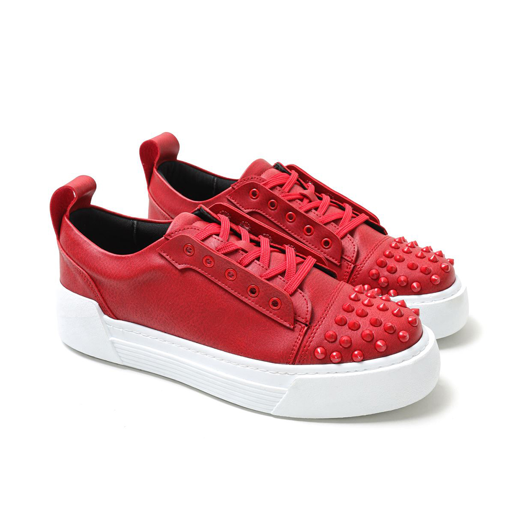 mens sneakers red